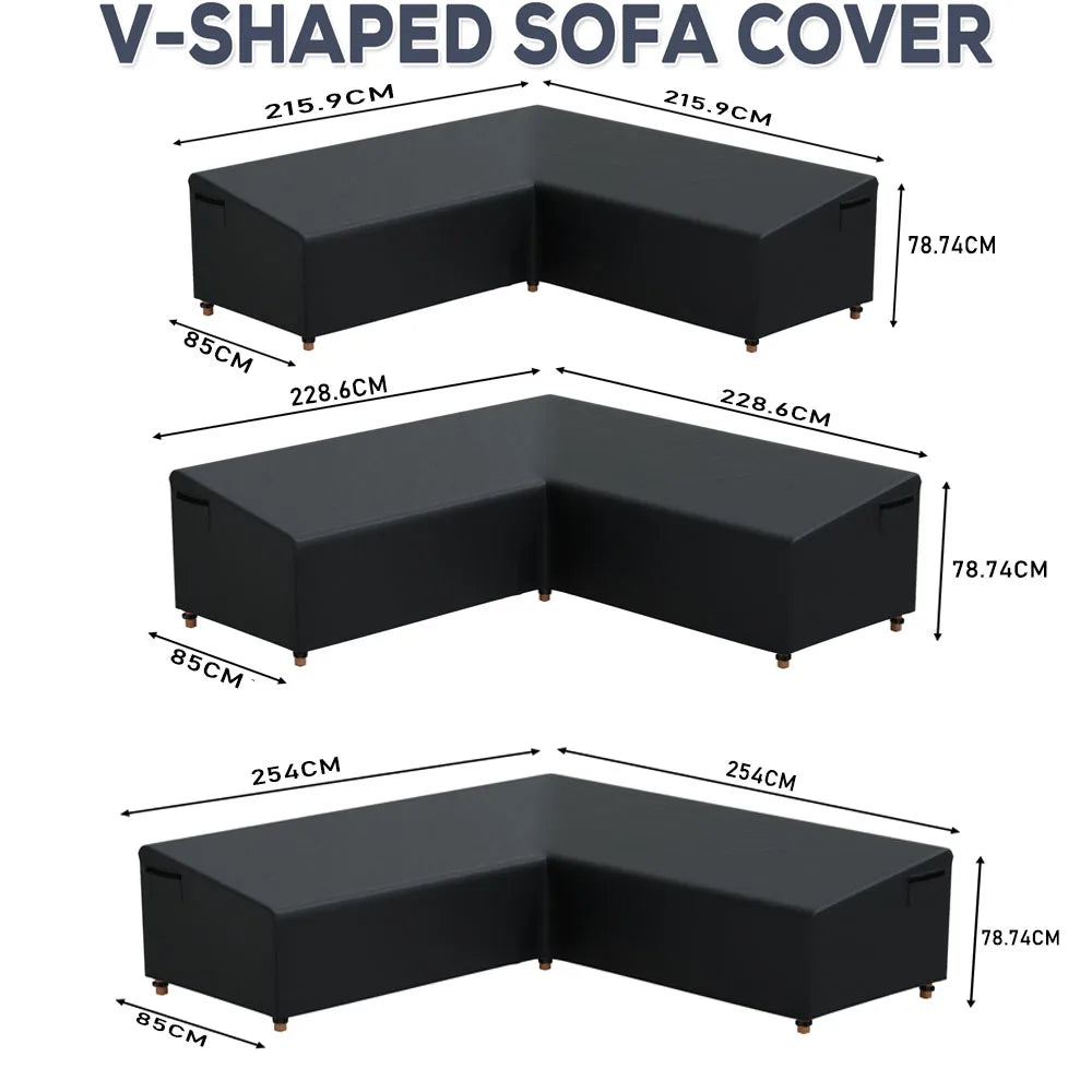 Outdoor Couch Cover – Waterproof, UV-Resistant Patio Sofa Protector for All Weather