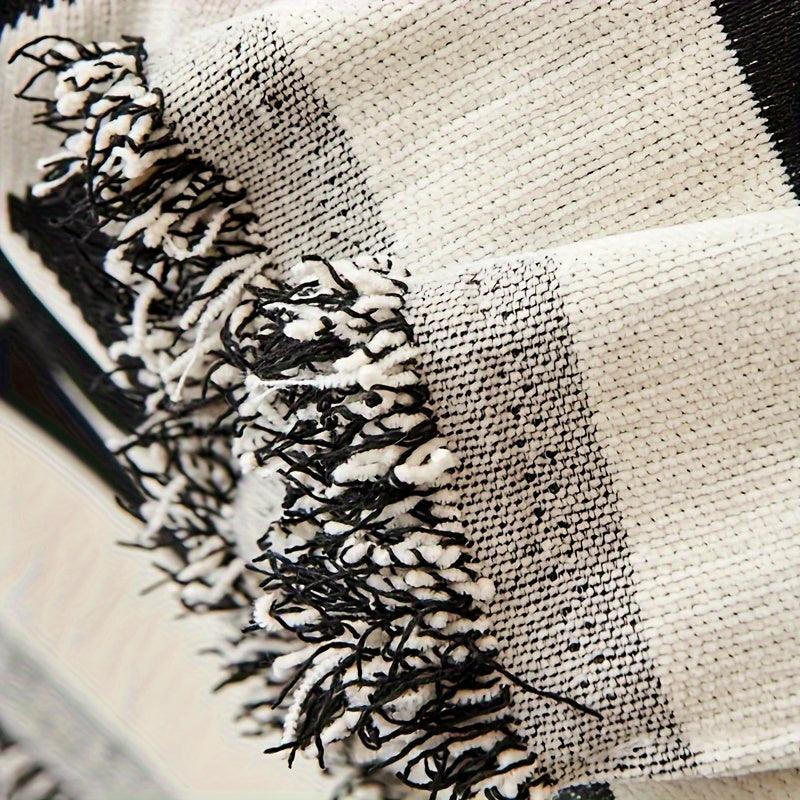 Bohemian-Style Chenille Fabric Sofa Protector - topspet