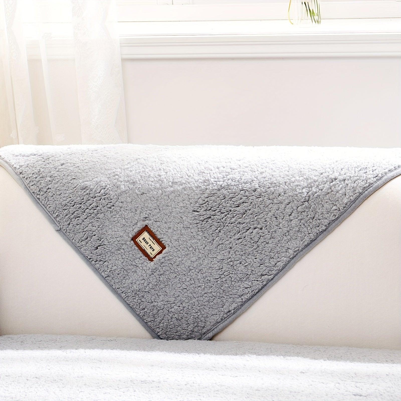 Plush Sherpa Sofa Cover - topspet