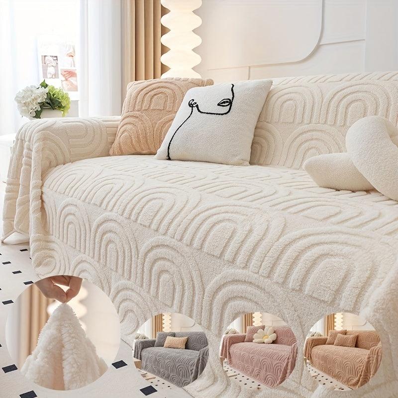 Luxurious Four Seasons Jacquard Sofa Slipcover - topspet