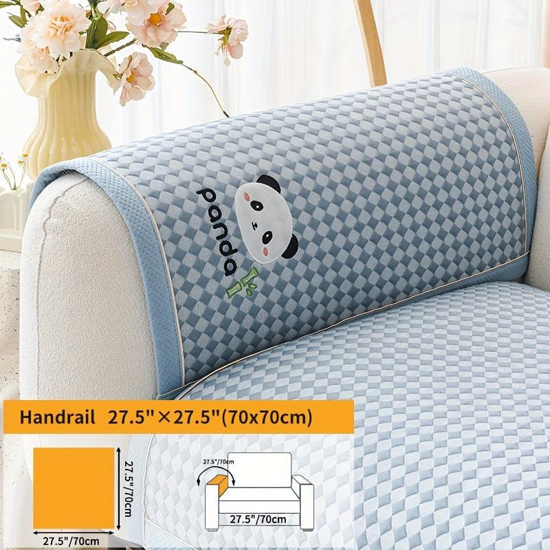 Panda Pattern Non-Slip Sofa Cover - topspet