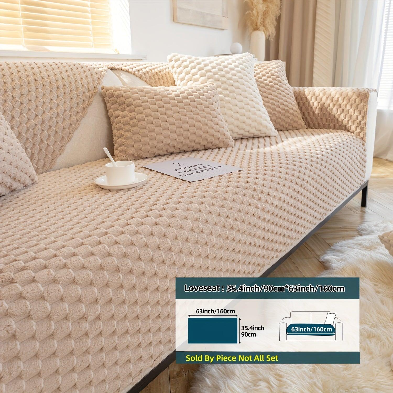 Plush Nordic Sofa Slipcover - topspet