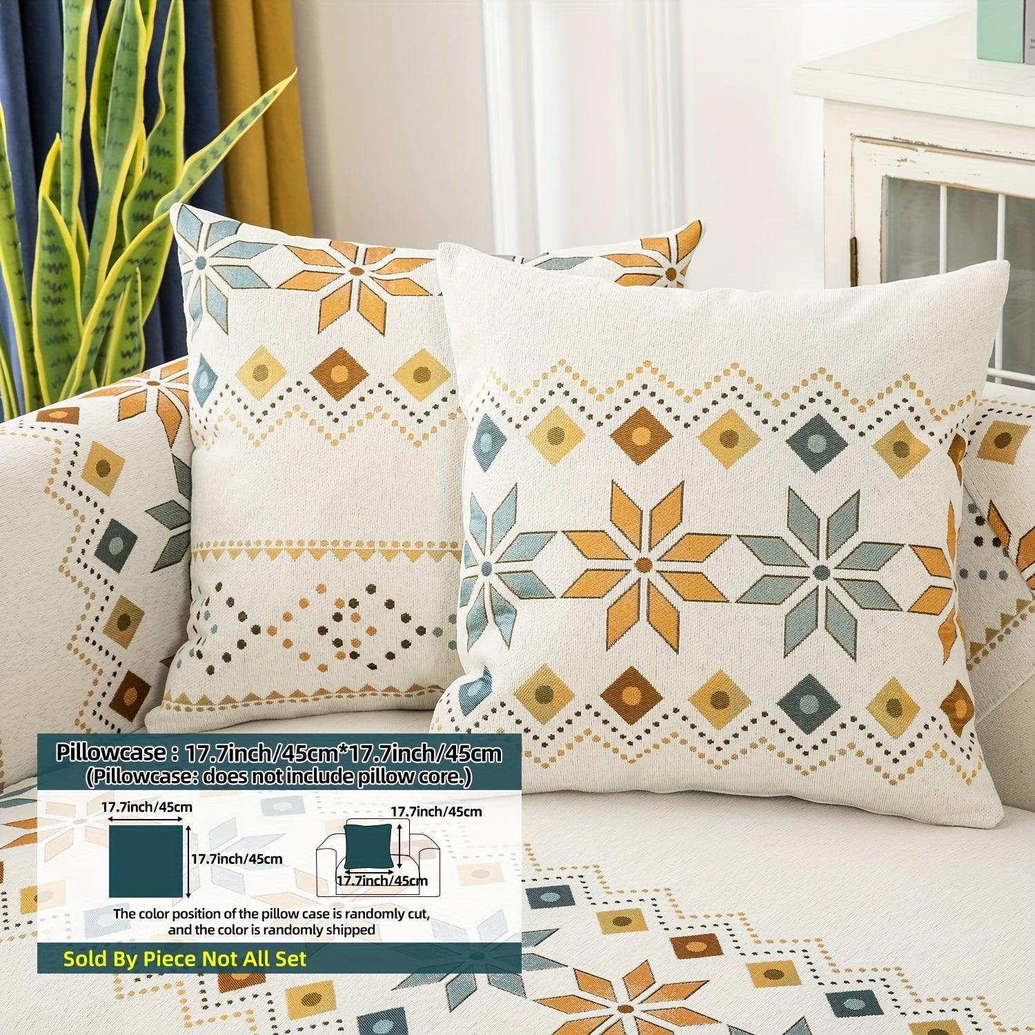 Stylish Bohemian Chenille Sofa Slipcover - topspet