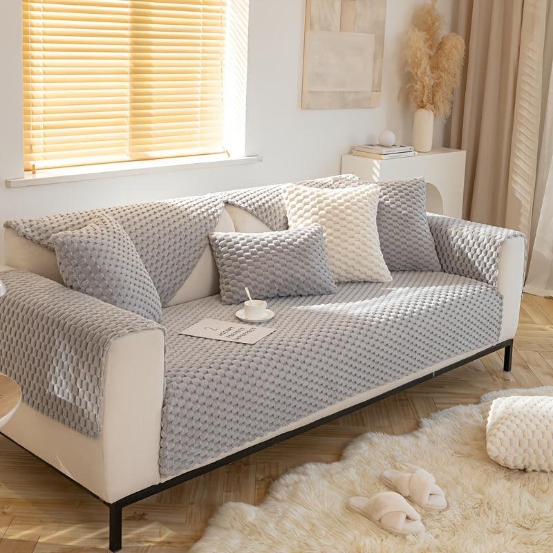 Plush Nordic Sofa Slipcover - topspet