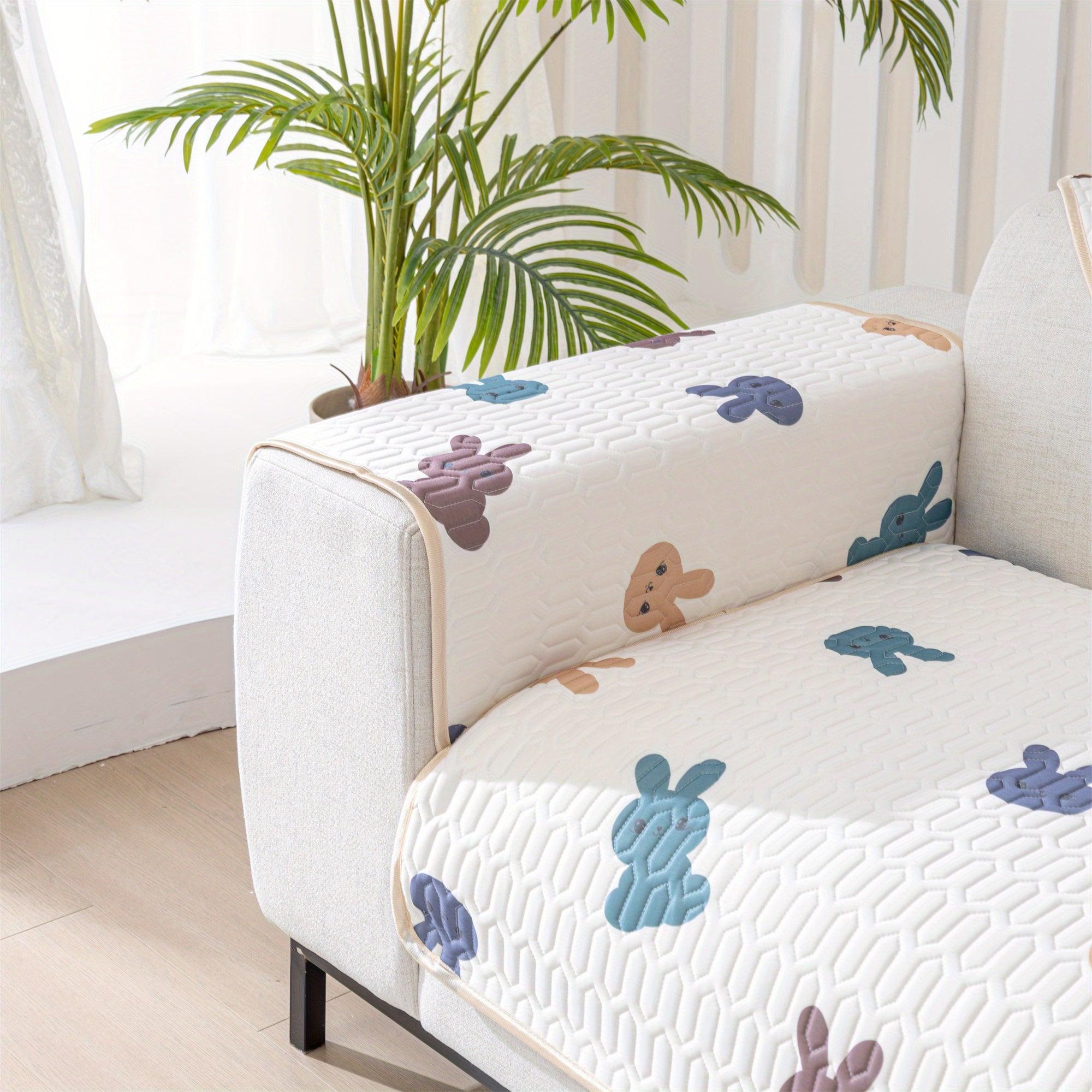 Cooling Cartoon Ice Silk Couch Cover, Sofa Cover - topspet
