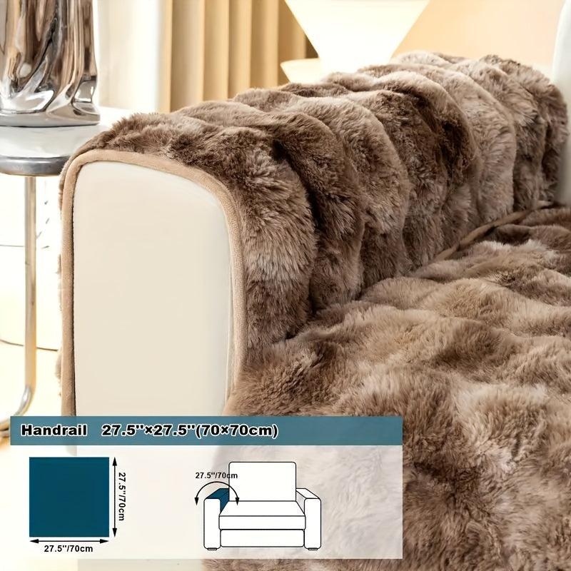Luxurious Gradient Velvet Sofa Cover - topspet