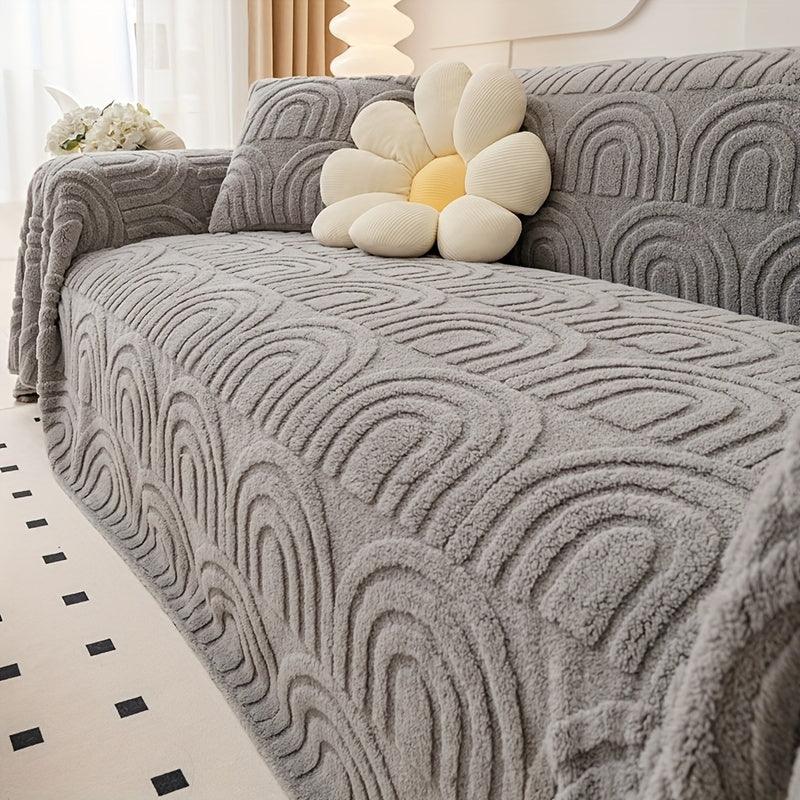 Luxurious Four Seasons Jacquard Sofa Slipcover - topspet