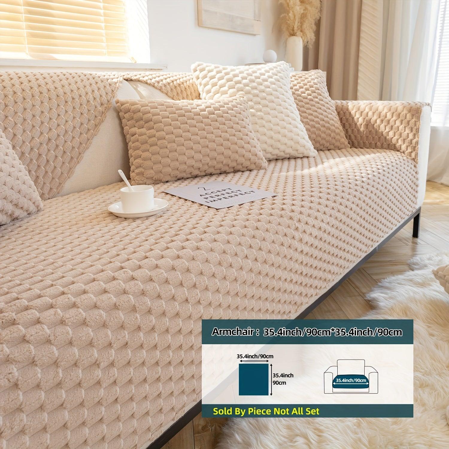 Plush Nordic Sofa Slipcover - topspet