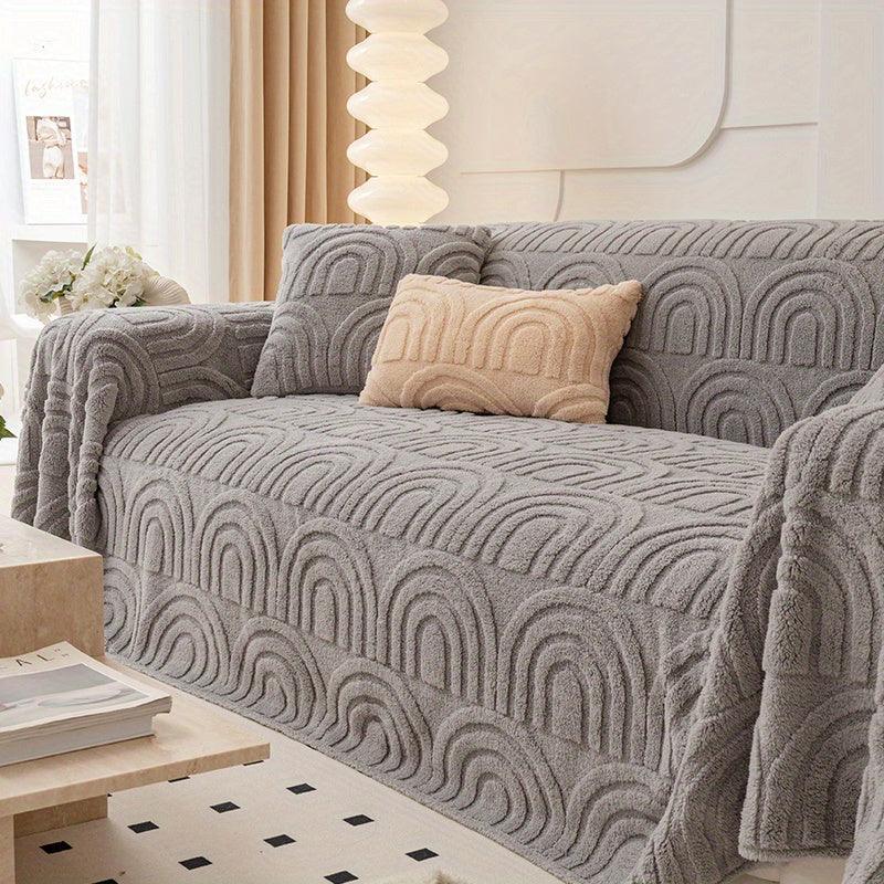Luxurious Four Seasons Jacquard Sofa Slipcover - topspet
