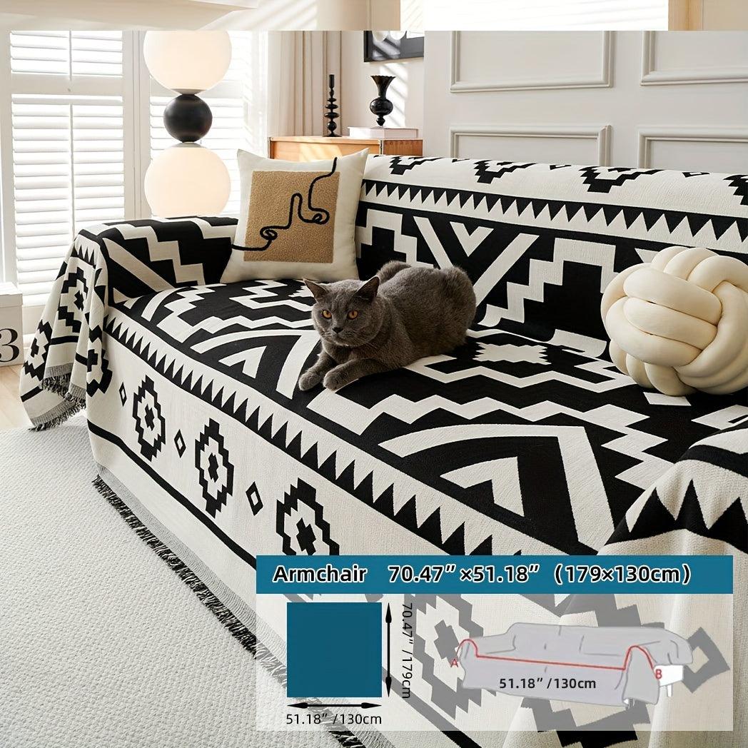 Boho-Chic All-Season Sofa Cover - topspet