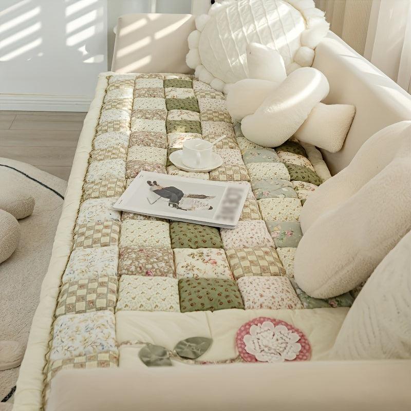 Boho-Chic Handcrafted Thick Non-Slip Sofa Cover - Pet-Friendly - topspet