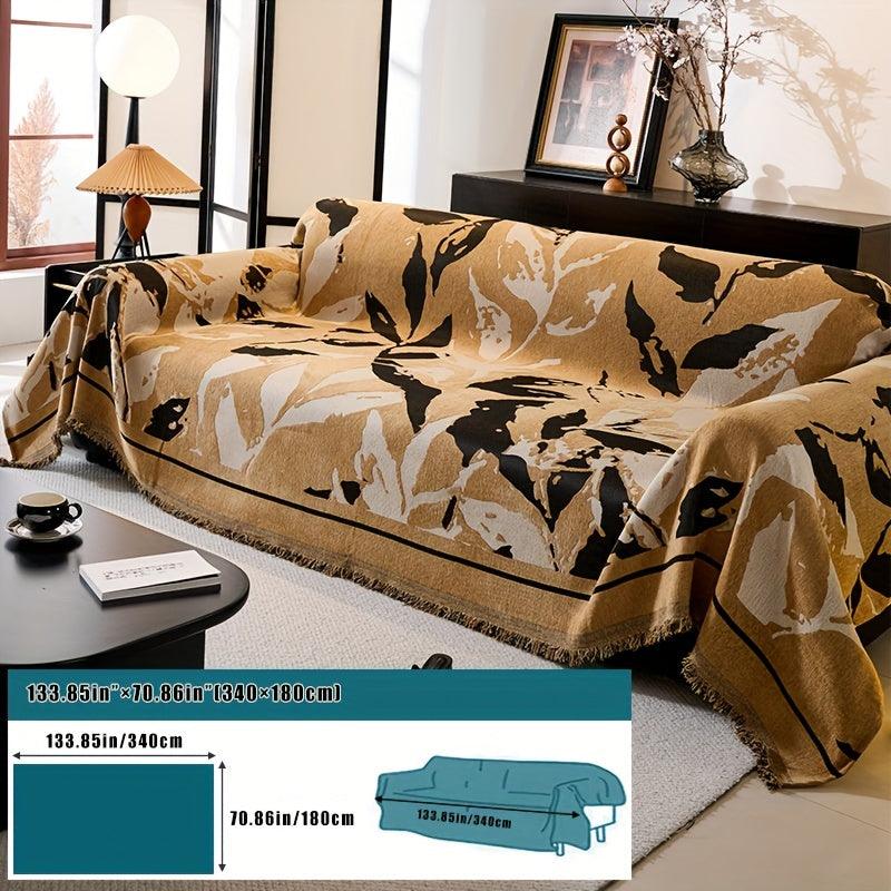 Premium Chenille Fabric Couch Protector for Home Decor - topspet