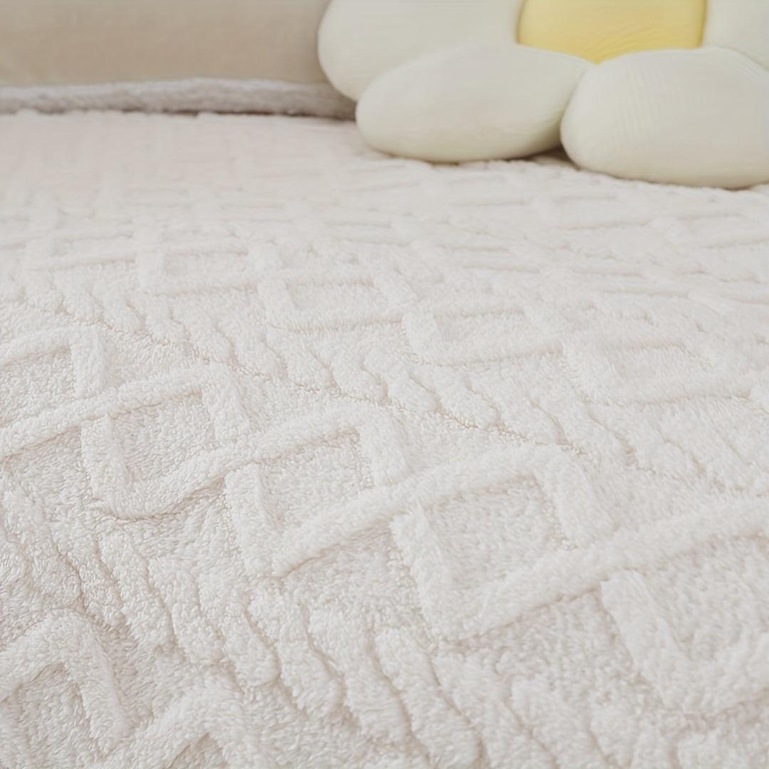 Stylish Geometric Pattern Sofa Slipcover - Non-Slip - topspet