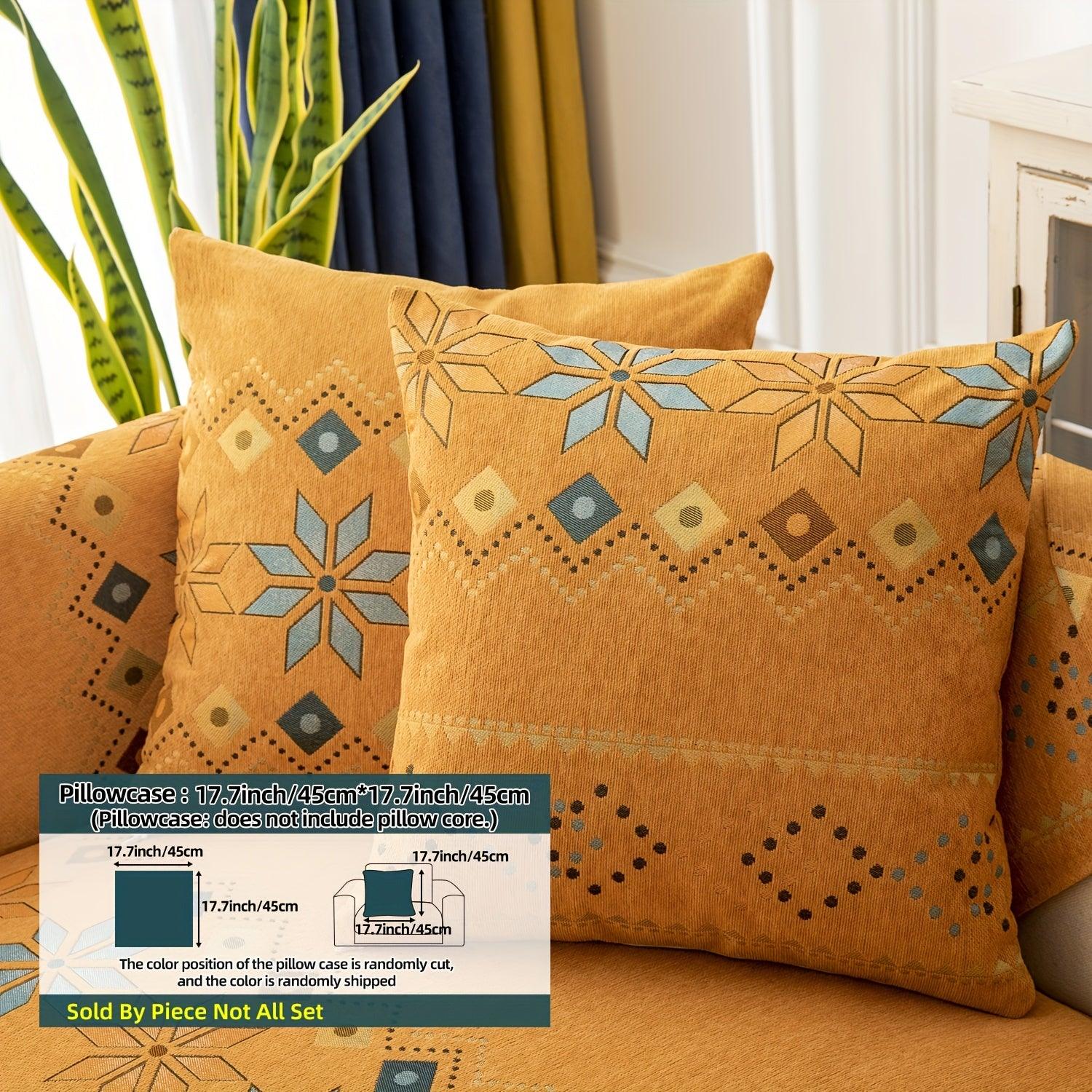 Stylish Bohemian Chenille Sofa Slipcover - topspet