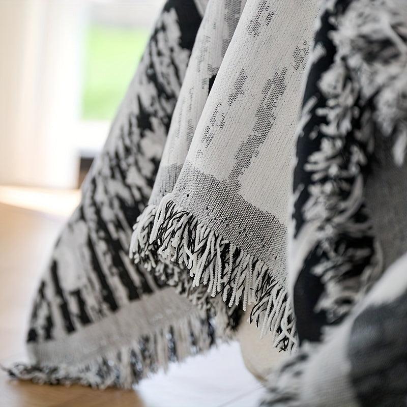 Luxury European-Style Slipcover, Minimalist Non-slip Sofa Cover, Modern Pattern Throw Blanket, Machine Washable, Furniture Protector From Pets For Bedroom - topspet