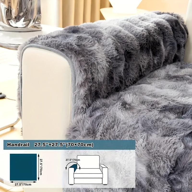 Luxurious Gradient Velvet Sofa Cover - topspet