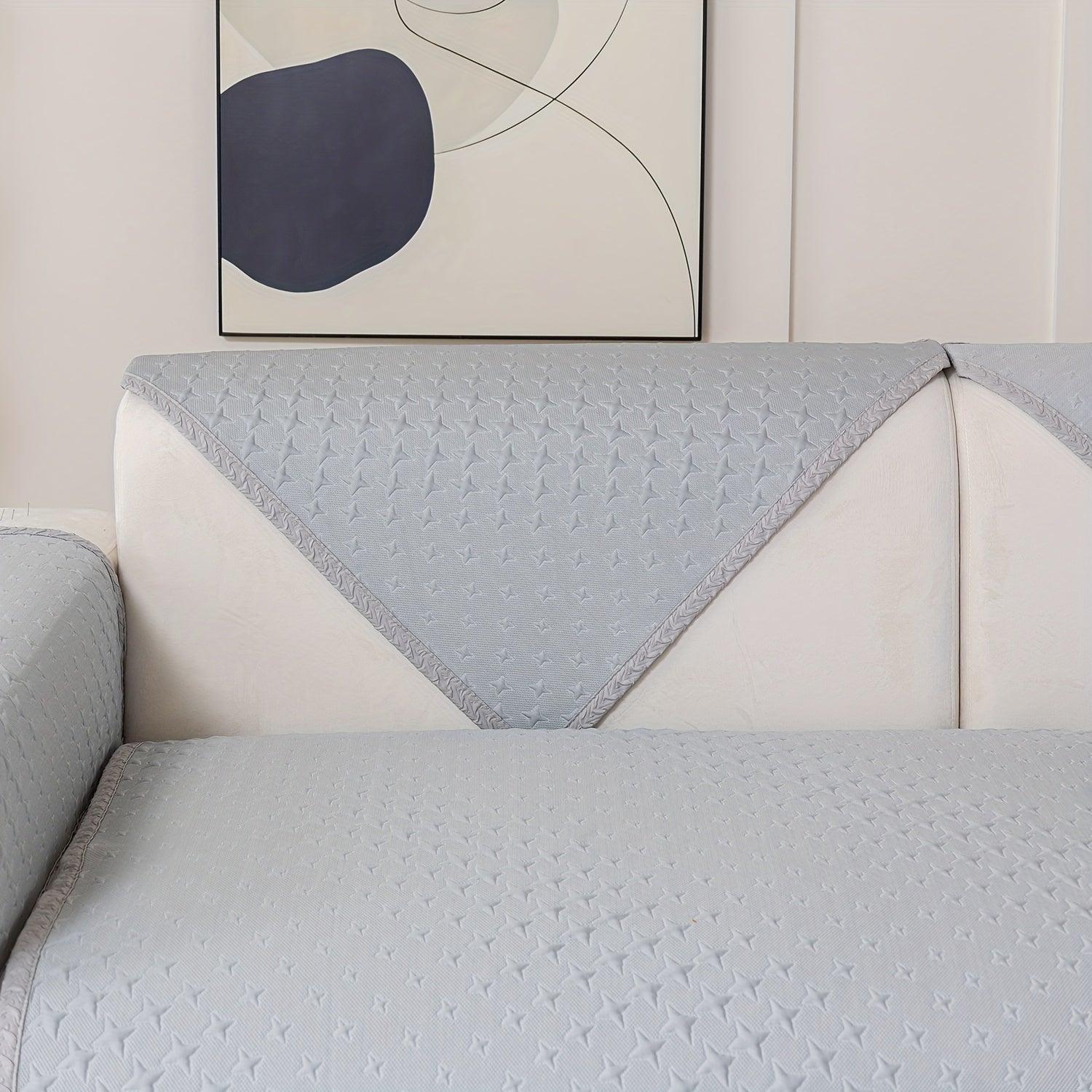 Summer Cooling Silk Non-slip Sofa Cove - topspet