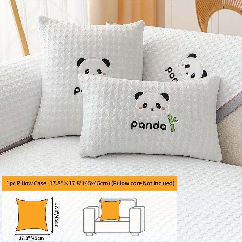 Panda Pattern Non-Slip Sofa Cover - topspet