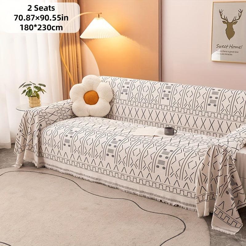 Plush Sofa Throw Cover - topspet