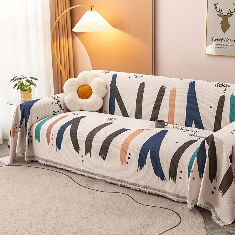 Plush Sofa Throw Cover - topspet
