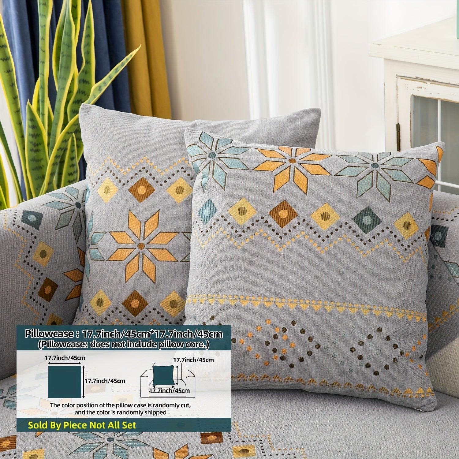 Stylish Bohemian Chenille Sofa Slipcover - topspet