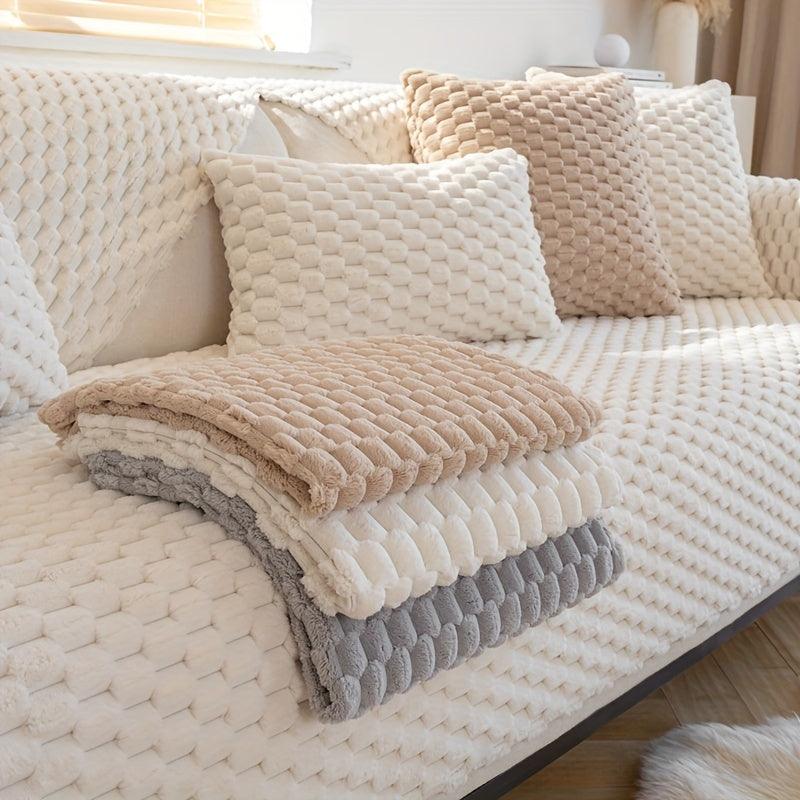 Plush Nordic Sofa Slipcover - topspet