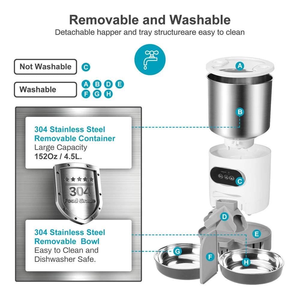 Smart APP Pet Auto Feeder - topspet
