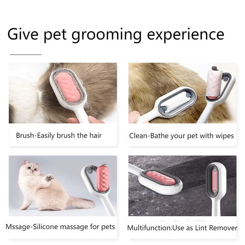 2 In 1 Pet Cleaning Brush for Pet - topspet