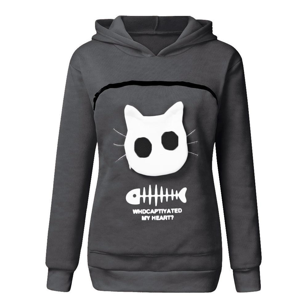 Cat Lovers Hoodie Cuddle Pouch - topspet
