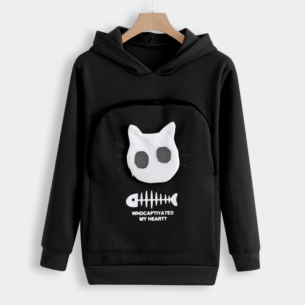 Cat Lovers Hoodie Cuddle Pouch - topspet