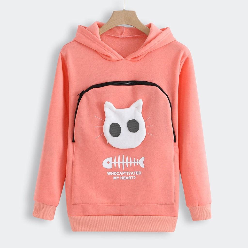 Cat Lovers Hoodie Cuddle Pouch - topspet
