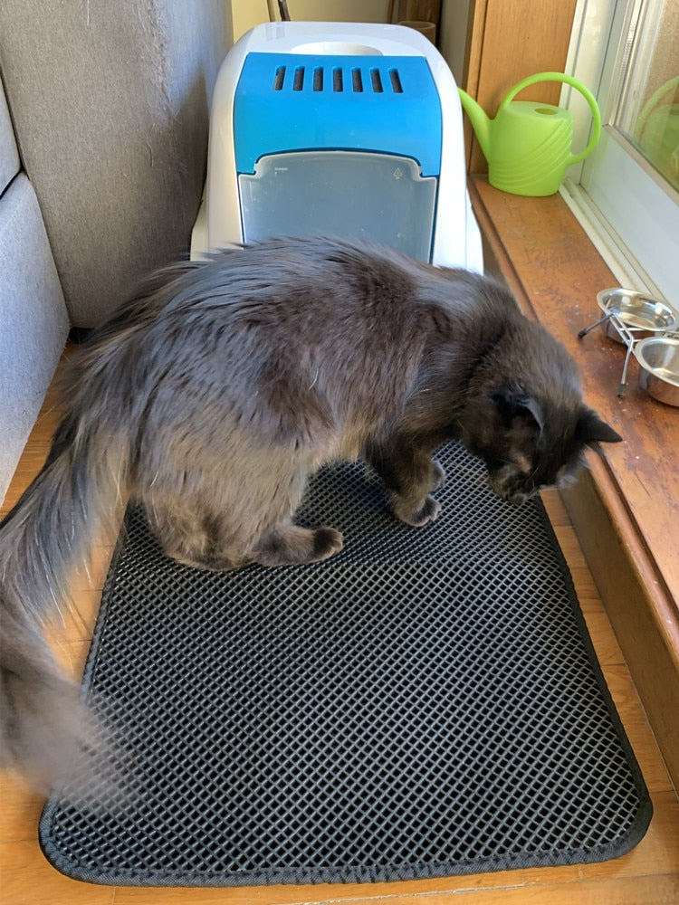 Double Layer Cat Mat Trapping Litter Mat - topspet
