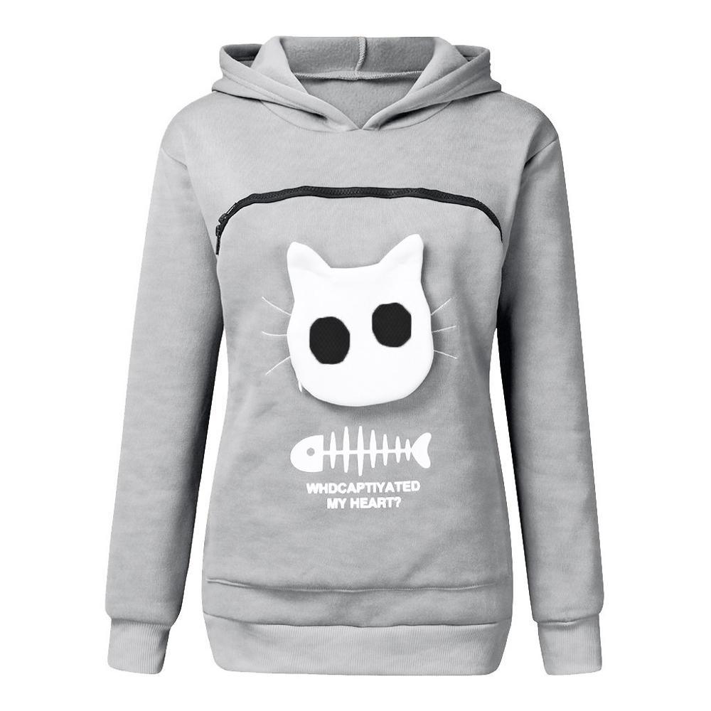 Cat Lovers Hoodie Cuddle Pouch - topspet