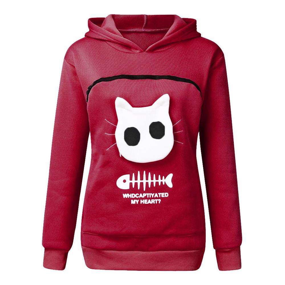 Cat Lovers Hoodie Cuddle Pouch - topspet
