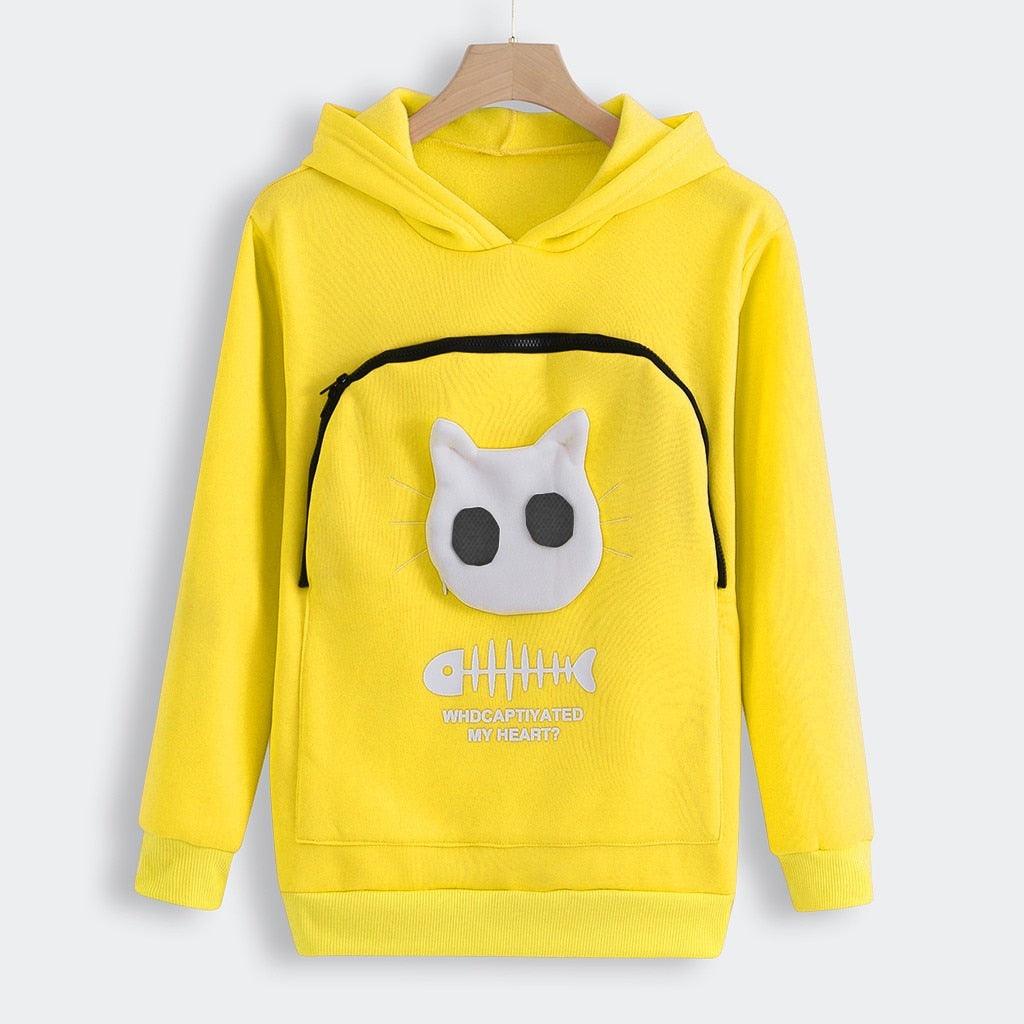 Cat Lovers Hoodie Cuddle Pouch - topspet
