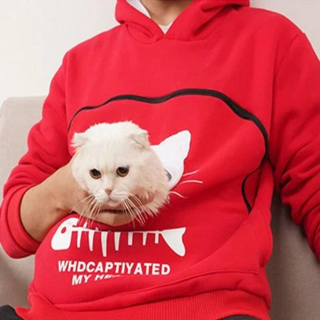 Cat Lovers Hoodie Cuddle Pouch - topspet