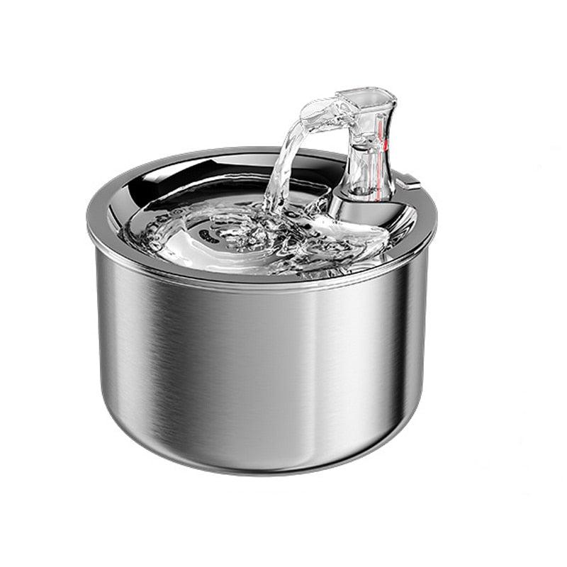 Stainless Steel Automatic Cats Healthy Water Fountain - topspet