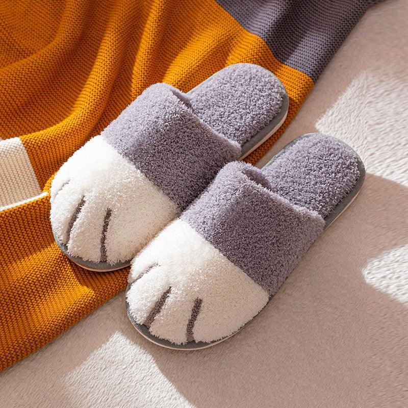 Cute Cat Paw Slippers - topspet