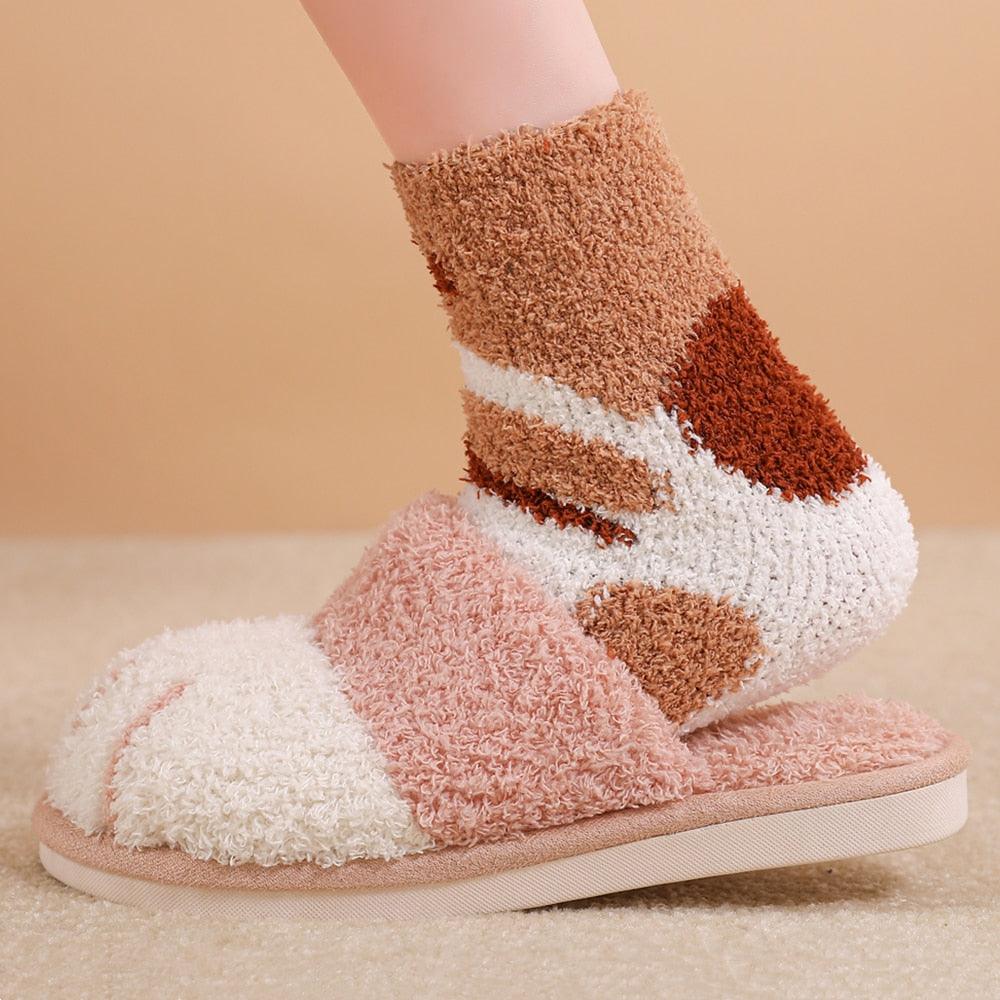 Cute Cat Paw Slippers - topspet