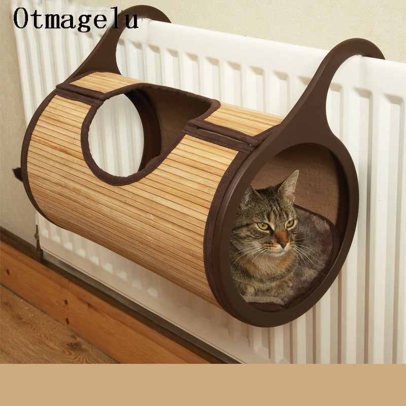 Natural Bamboo Cat Bed - topspet