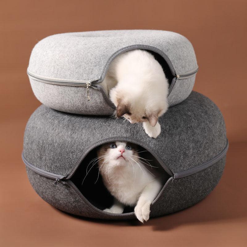 Natural Felt Cat Cave Beds Egg-Type - topspet