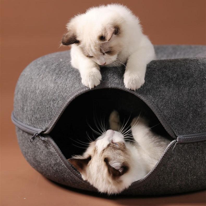 Natural Felt Cat Cave Beds Egg-Type - topspet