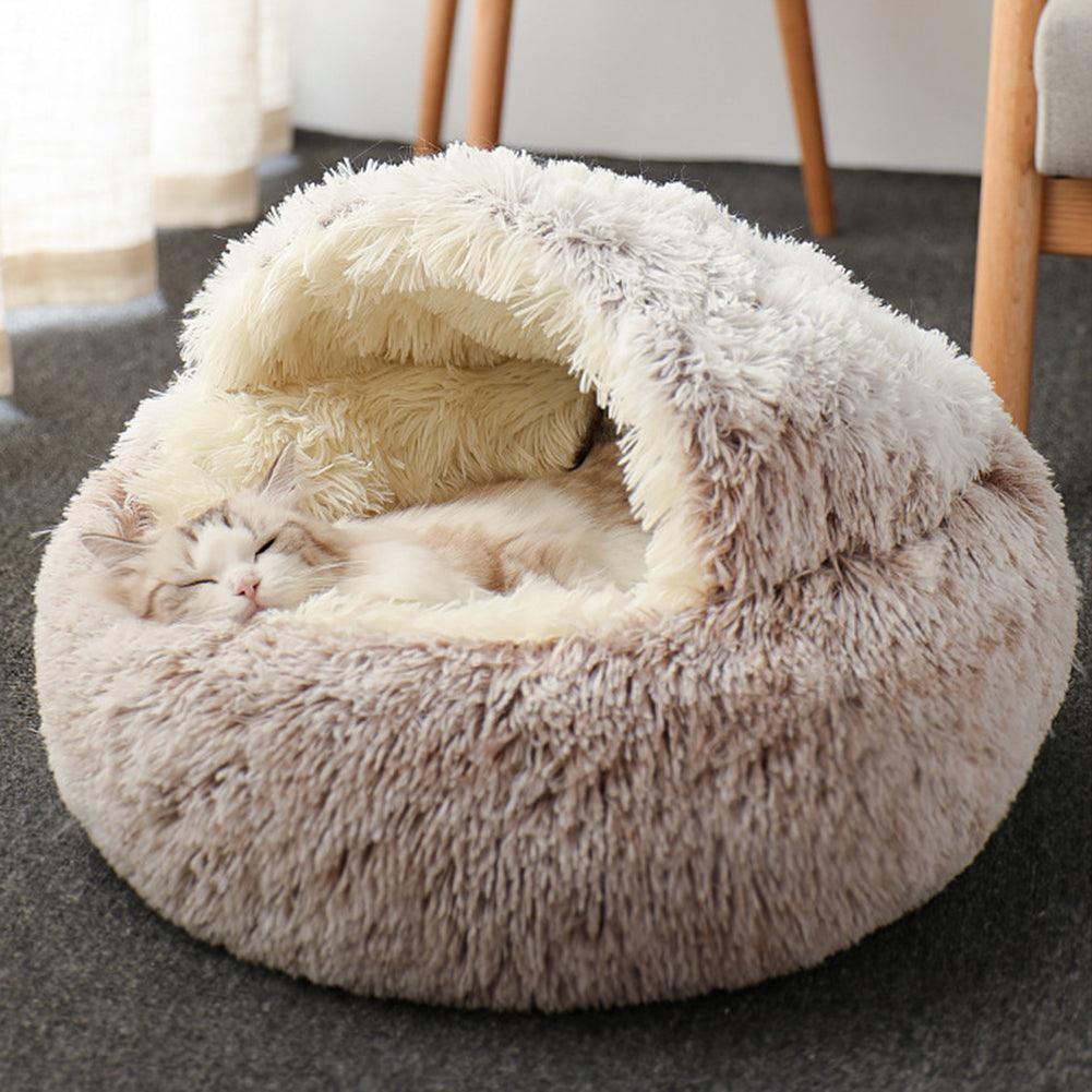 Cat Round Soft Cushion Bed - topspet