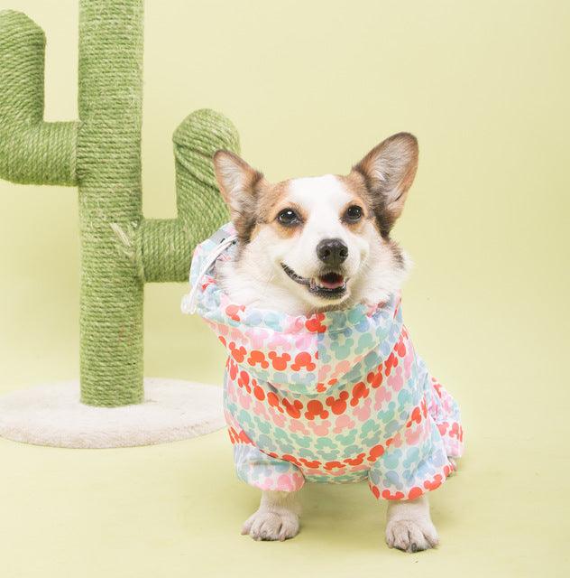 Jumpsuit Style Dog Raincoat - topspet