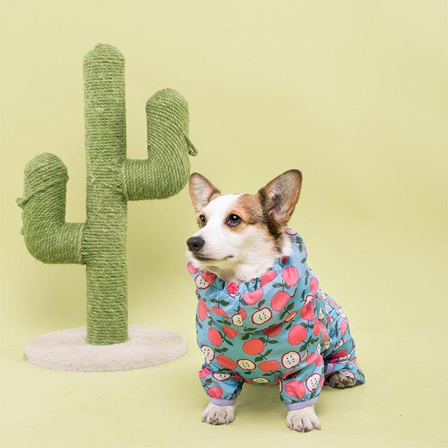Jumpsuit Style Dog Raincoat - topspet