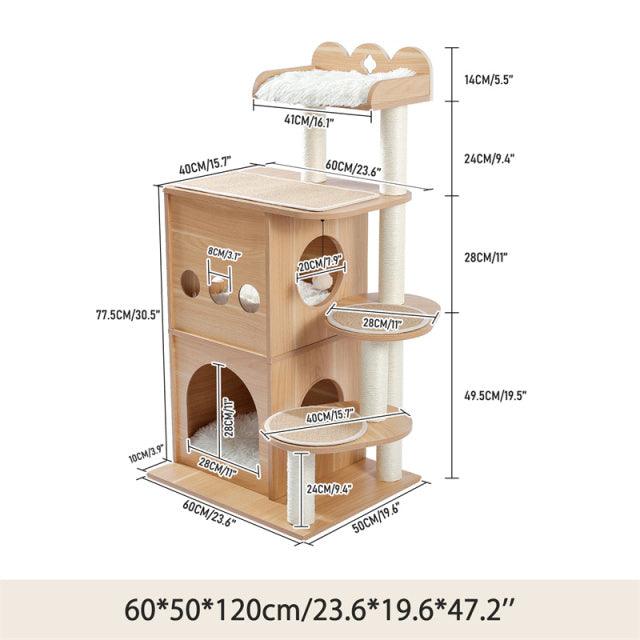 Multilevel Cat Towel Climbing Tree - topspet