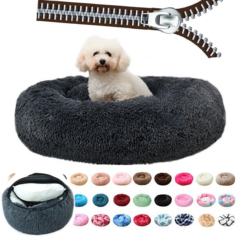 Round Removable Cover Pet Sofa Bed - topspet