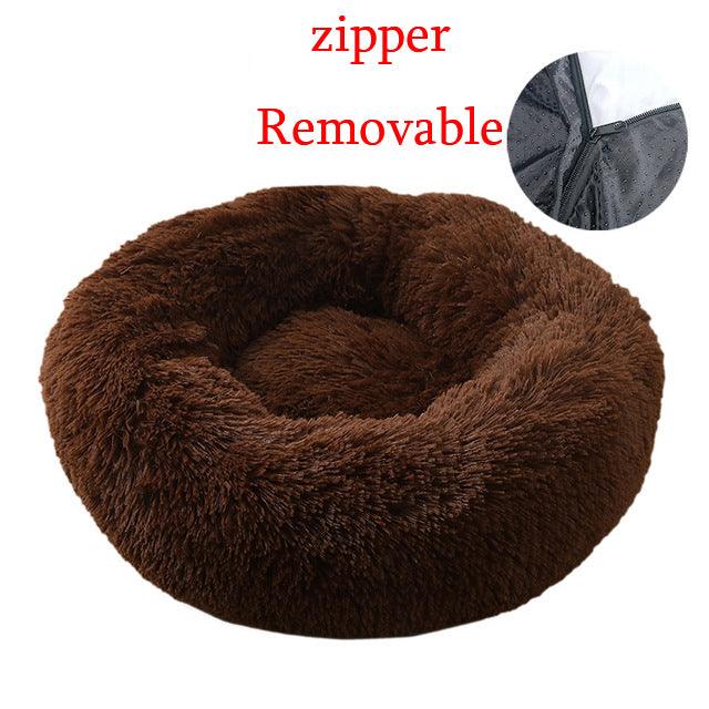 Round Removable Cover Pet Sofa Bed - topspet