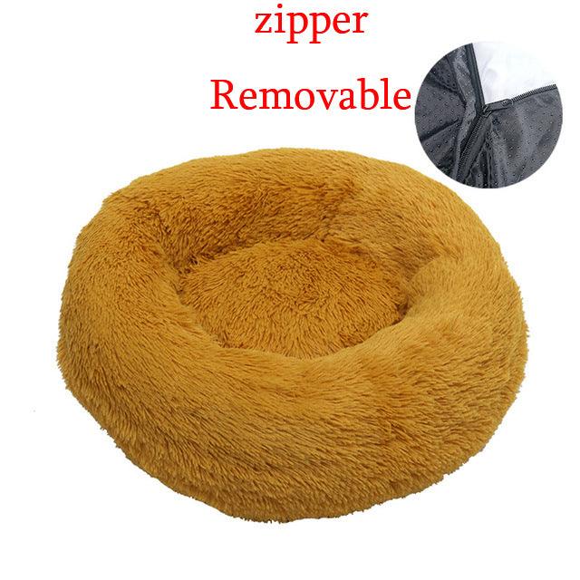 Round Removable Cover Pet Sofa Bed - topspet
