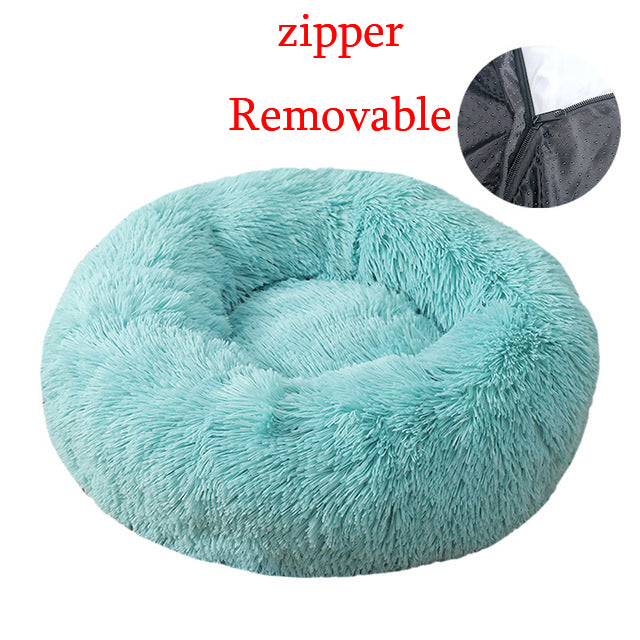Round Removable Cover Pet Sofa Bed - topspet